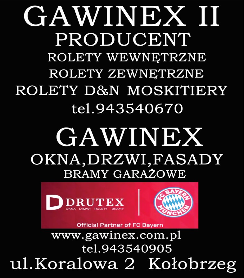 producent rolet KOŁOBRZEG